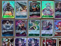 One Piece TCG JP Japanese - (145) Foil Card Lot - NM+, SEC, SR, No Base - Image 5