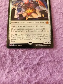 Magic The Gathering Teenage Mutant Ninja Turtles Krang, Ultrom Warlord Foil Card - Image 3