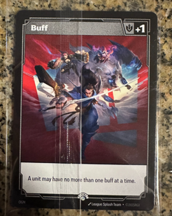 Riftbound Fist Bump Buff Unsealed Double Sided Promo Card PAX Exclusive Riot - Image 2