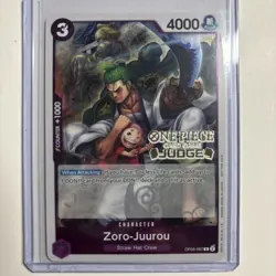 Zoro-Juurou (Judge Pack Vol. 3) OP05-067 One Piece Promotion Cards Foil - Image 1