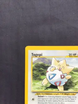 Pokemon Cards: Wizards Black Star Promo: Togepi 30 - Image 2
