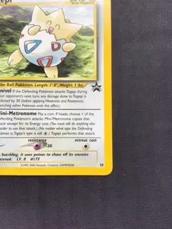 Pokemon Cards: Wizards Black Star Promo: Togepi 30 - Image 4