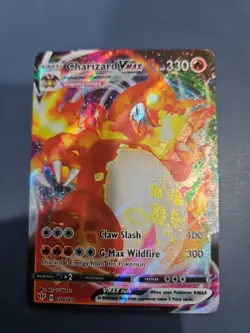 Pokemon TCG Charizard VMAX Darkness Ablaze Holo Ultra Rare Card 020/189 - Image 2