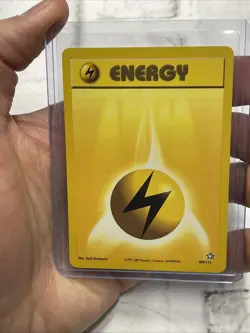 Lightning Energy 109/111 Neo Genesis Set Unlimited Pokemon Card NM Near Mint TCG - Image 1