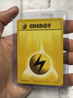 Lightning Energy 109/111 Neo Genesis Set Unlimited Pokemon Card NM Near Mint TCG - Image 2