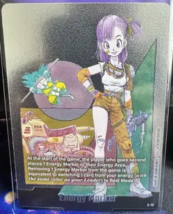 Dragon Ball Super Card Game Bulma Energy Marker E-73 - Image 1