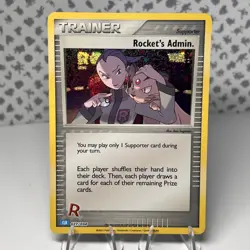 Rocket's Admin. (CLB) 027/034 Trading Card Game Classic Holo NM - Image 1
