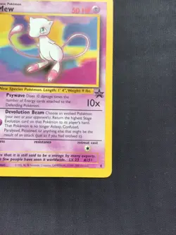 Pokemon Cards: Wizards Black Star Promo: Mew 8 - Image 4