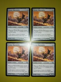 Wicker Warcrawler x4 Shadowmoor 4x Playset Magic the Gathering MTG - Image 1
