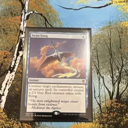 Magic: The Gathering Swan Song Instant Commander 2016 Rare Blue 098/351 - Image 1