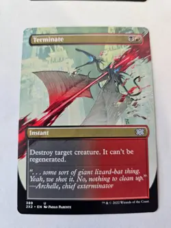 MTG - Terminate Borderless Double Masters 2022 - Image 1