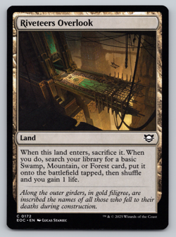 Riveteers Overlook Land - Commander: Edge of Eternities MTG - Image 1