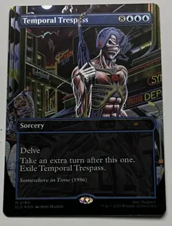 MTG Secret Lair Drop Temporal Trespass Sorcery MYTHIC FOIL #2190 - Image 1