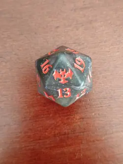 Innistrad Crimson Vow Spindown Life Counter D20 Dice Magic the Gathering MTG - Image 1