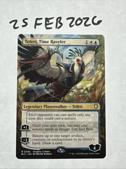 Teferi, Time Raveler (Borderless) Commander: Bloomburrow Regular - Image 1