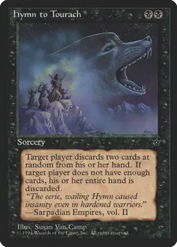 Hymn to Tourach (38a) – Fallen Empires FEM – MTG Magic the Gathering - Image 1