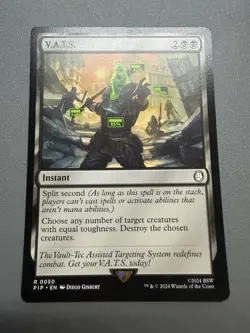 V.A.T.S. Universes Beyond Fallout NM MTG R 0050 PIP - Image 1