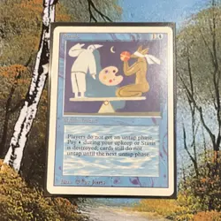 Magic: The Gathering Stasis Enchantment Blue Regular Fay Jones - Image 1