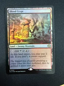 Blood Crypt (FOIL) - Lorwyn Eclipsed (MTG) NM - Image 1