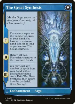 MTG Jin-Gitaxias / The great Synthesis March of the Machine Regular Mythic Rare - Image 2