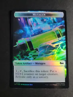 Mutagen / Robot (Foil) Token MTG Ninja Turtles - Image 1