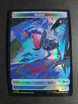 Mutagen / Robot (Foil) Token MTG Ninja Turtles - Image 2