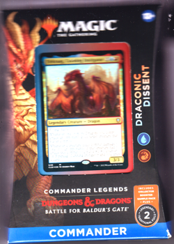 Magic Commander Legends Battle for Baldur's Gate-Draconic Dissent Commander Deck - Image 3