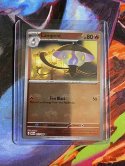 Lampent 017/086 White Flare - Master Ball Holo English Pokemon Card - NM/Mint - Image 4