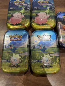 2026 Pokemon - TCG Ascended Heroes- Mini Tin - Set of 5 - In hand - Image 4
