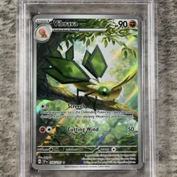PSA 9 Vibrava 206/191 Pokemon Surging Sparks Illustration Rare 2024 GEM MINT - Image 5