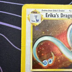 Pokemon TCG Erika's Dragonair Gym Heroes 4/132 Holo Unlimited Rare MP - Image 2