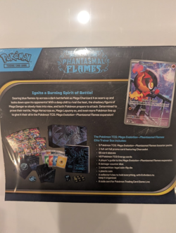 Pokemon TCG Mega Evolution Phantasmal Flames Elite Trainer Box ETB SEALED NEW! - Image 2
