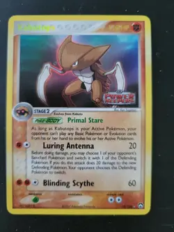 Pokemon TCG Card 2007 Power Keepers - Kabutops 10/108 Reverse Holo - Image 1