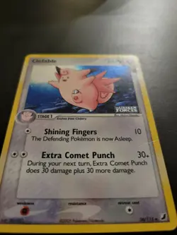 Pokemon TCG Card 2005 Unseen Forces - Clefable 36/115 Holo - Image 2