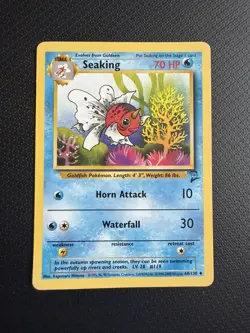 Seaking 60/130 Base set 2 Pokemon TCG LP Ex combined P&p - Image 1