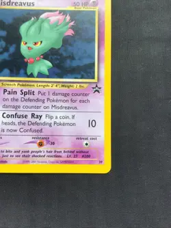 Pokemon Cards: Wizards Black Star Promo: Misdreavus 39 - Image 4