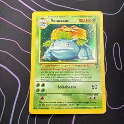 Pokemon TCG Venusaur Base Set 2 Holo Unlimited Rare Card 18/130 MP - Image 1