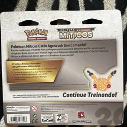 2016 Pokemon Portuguese Generations Factory Sealed Manaphy 3 Pack Blister - Image 2