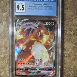 2020 Pokemon TCG Charizard VMAX 002/021 CGC 9.5 Holo Japanese SC Starter Set - Image 1