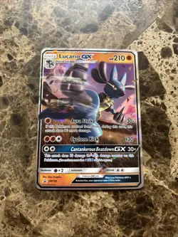 Pokemon Lucario GX Promo Card SM100 - Image 1