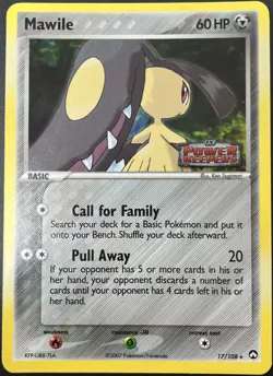 Mawile 17/108 EX Power Keepers Reverse Holo Stamped Pokemon Card NM - Image 1
