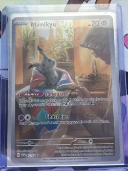 Pokemon TCG Mimikyu Scarlet & Violet Promo Card 075/Promo Near Mint Condition - Image 1