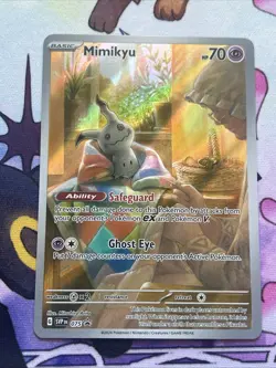 Pokemon TCG Mimikyu Scarlet & Violet Promo Card 075/Promo Near Mint Condition - Image 3