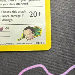 Pokemon TCG Giovanni's Persian 8/132 Gym Challenge Holo Rare 1st Edition LP - Image 2