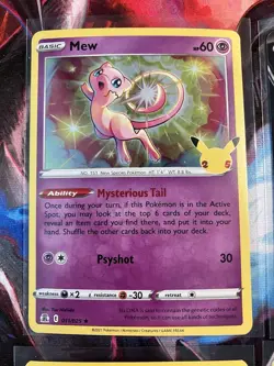 Pokemon Celebrations 25th Anniversary Cards Lot (Pikachu & Mew) - Image 3