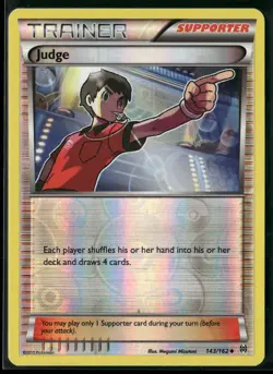 Pokemon - Judge 143 /162 Reverse Holo XY BREAKthrough NM - Image 1