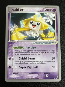 Jirachi ex 94/100 Holo Rare 2008 World Championships Pokemon TCG - Mint/NM - Image 1