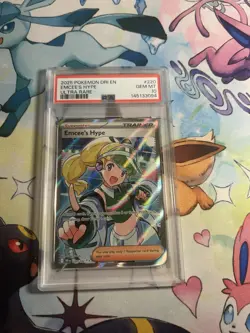2025 POKEMON DRI EN-DESTINED RIVALS ULTRA RARE #220 EMCEE'S HYPE PSA 10 - Image 1