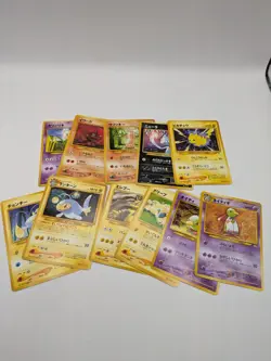 Japanese WoTC Pokemon Card Vintage Card Lot x41! Japanese Neo Genesis; MP! - Image 4