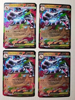 Lot of 4 (Four) 2025 Pokemon ME: Phantasmal Flames Mega Charizard X EX #013/94 - Image 1